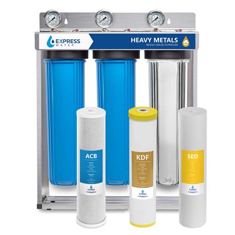 metal whole house water filter|whole house filter replacement media.